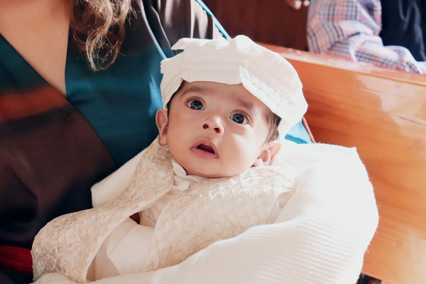 Familie la botez, fotografie de familie